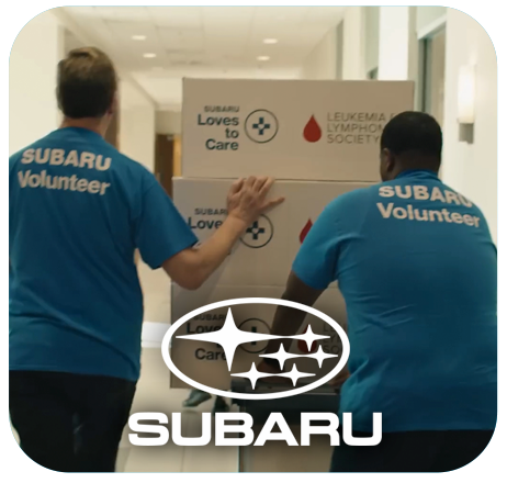 Subaru ad for corporate social responsibility and support for causes